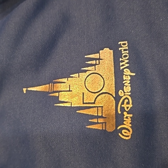 WALT DISNEY WORLD 50TH ANNIVERSARY CASTLE TRACK JOGGER SWEATPANTS. SIZE X-LARGE. - Picture 6 of 10